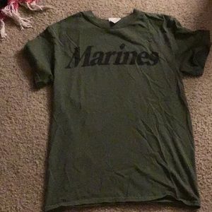Green Marine Corps T-shirt